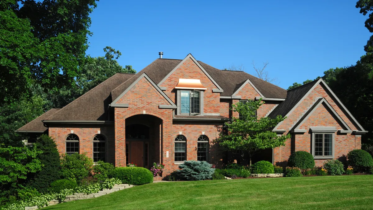 Upscale Farragut Tennessee home with new gutters