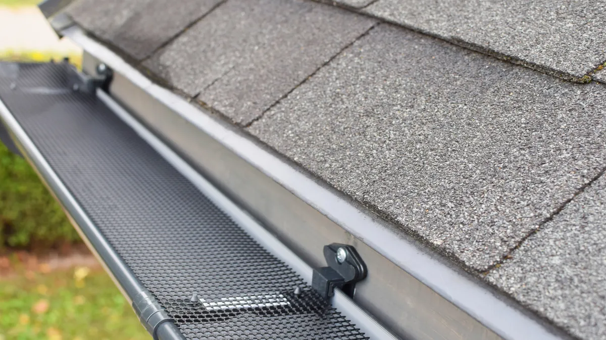 Micro-mesh gutter guard installation